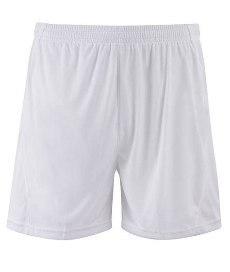 White Football Shorts 